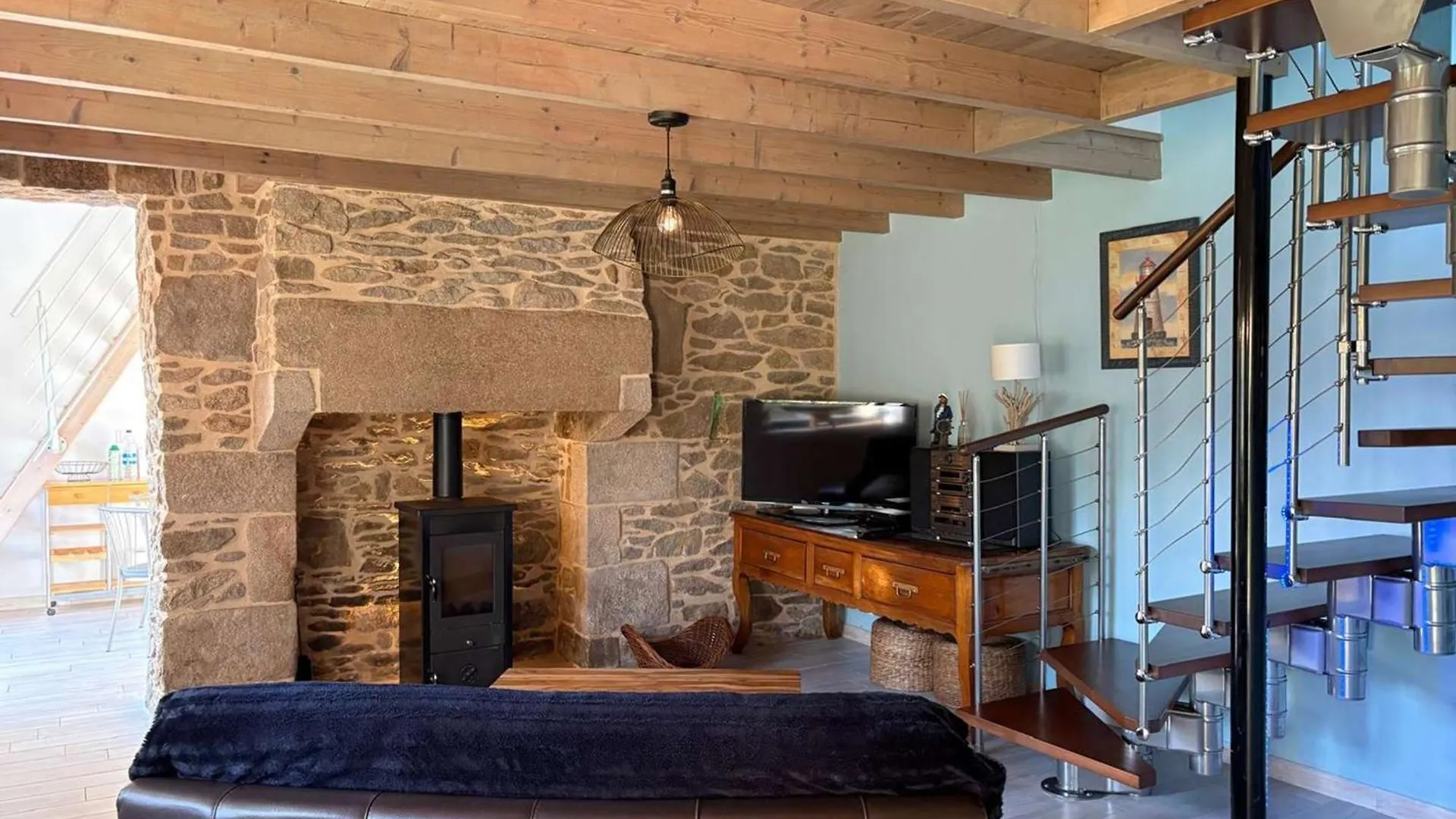 Charmante Maison Bretonne Avec Jardin Clos, Parking, Wifi, A 900M De La Plage - Tregastel - Fr-1-542-35 location